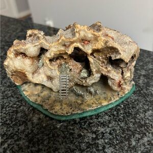 Cream and Brown Coral Accent Decor